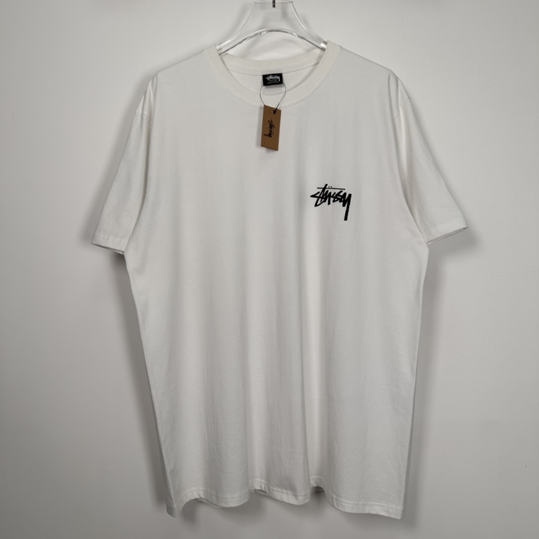 Stussy Plush Tee Black 23SS"White"（1904928）