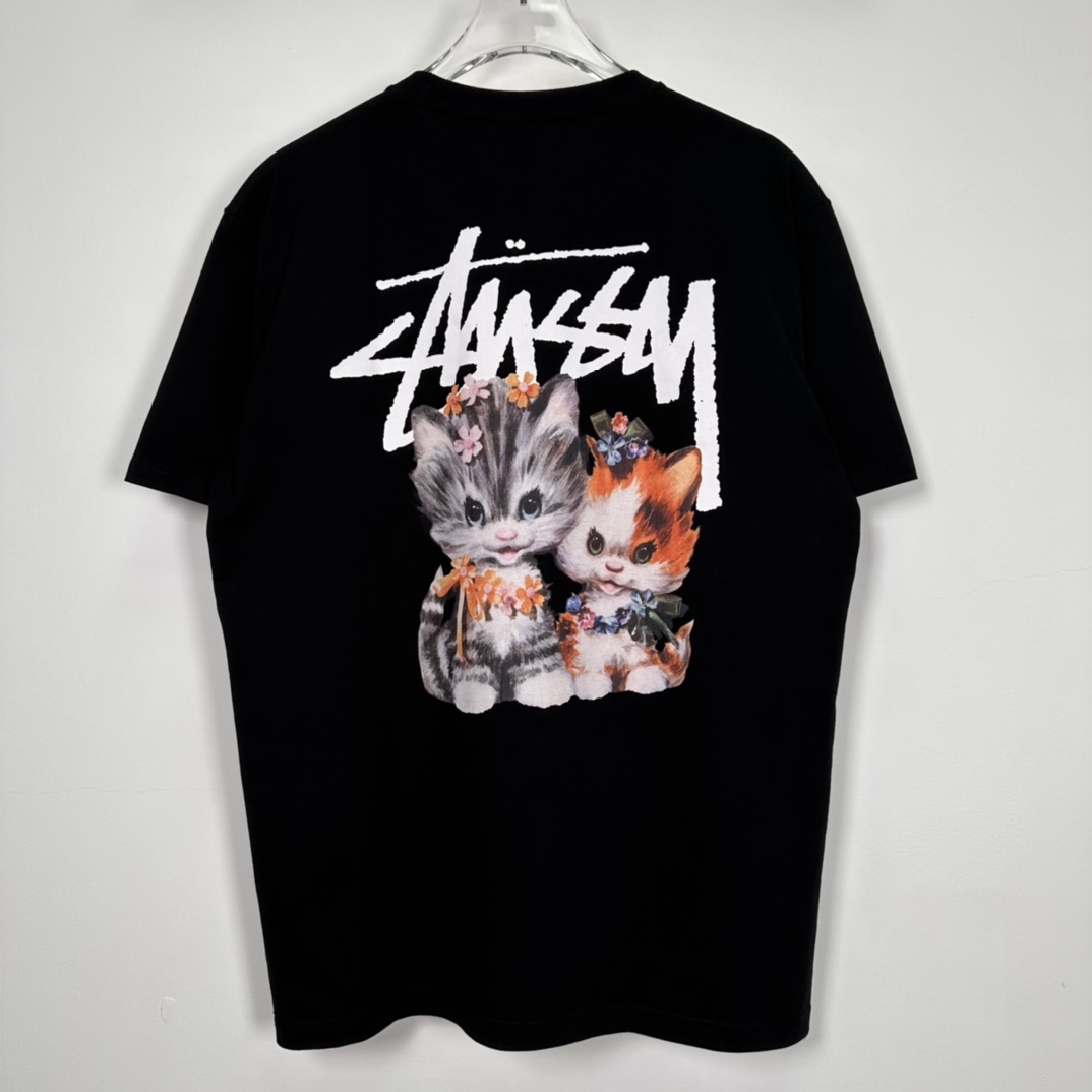 Stussy Kittens Tee "Black"（1904965）