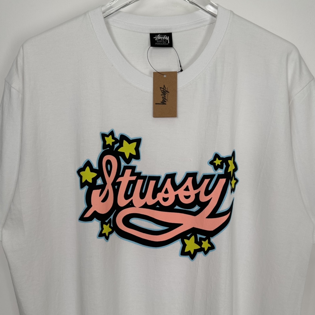 Stussy 23SS STARS TEE "White"（1904967）