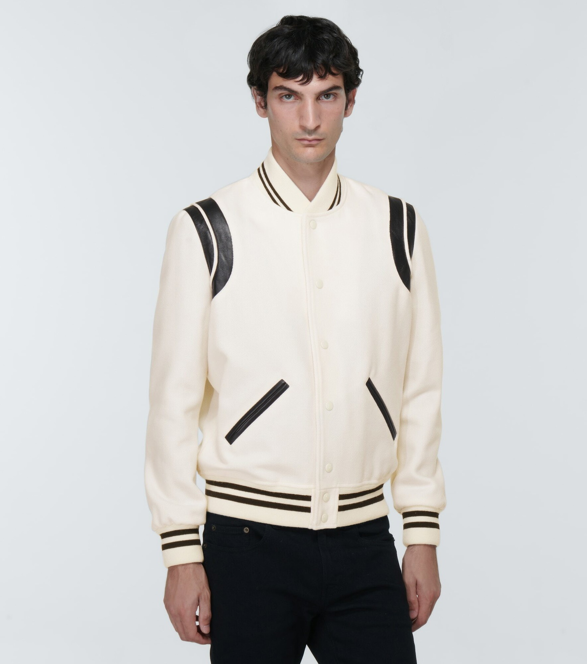 Saint Laurent - Teddy varsity jacket Saint Laurent