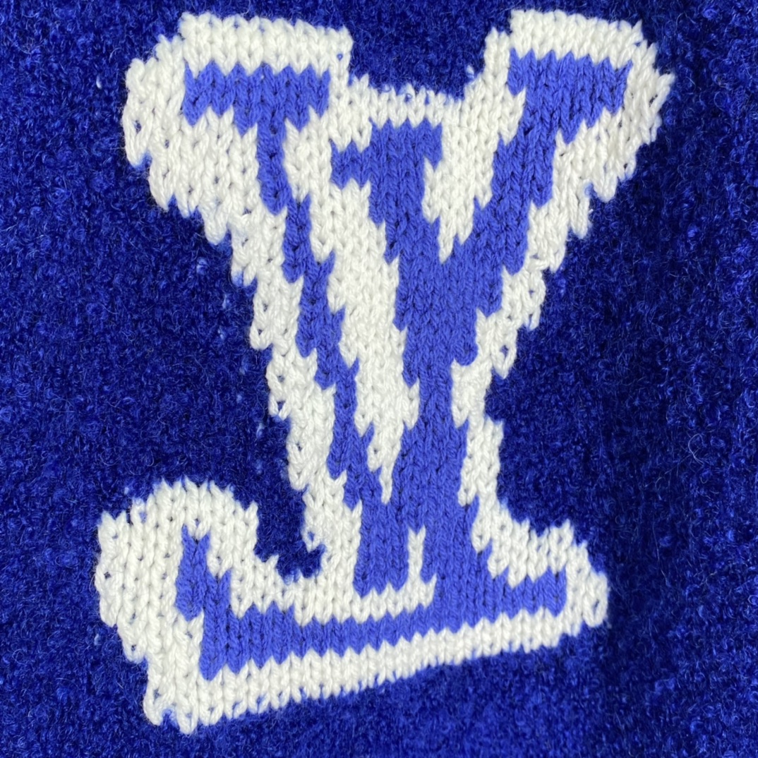Louis Vuitton LV Intarsia Crewneck Royal blue（1A7XOI）