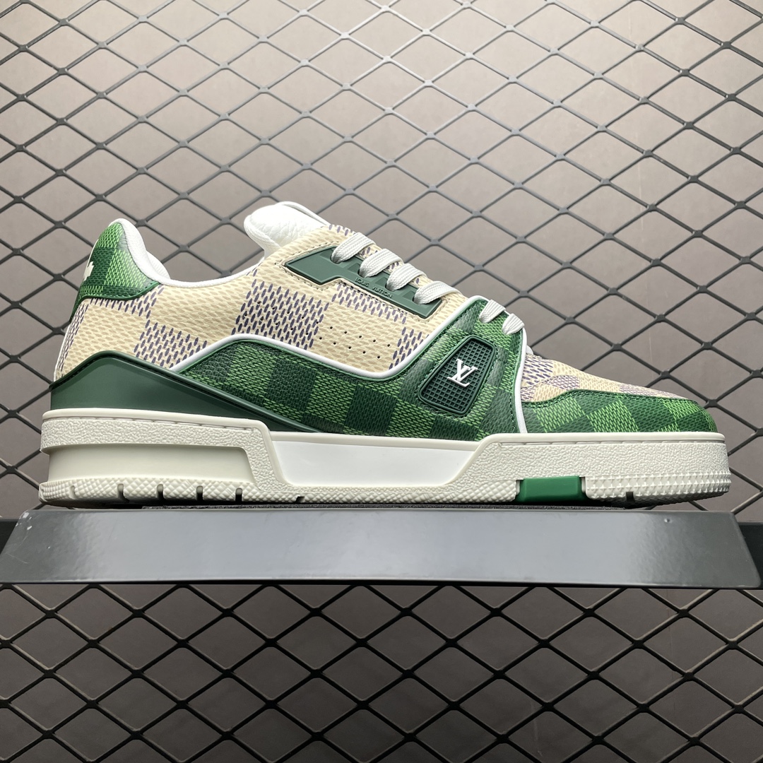 louis vuitton trainer green