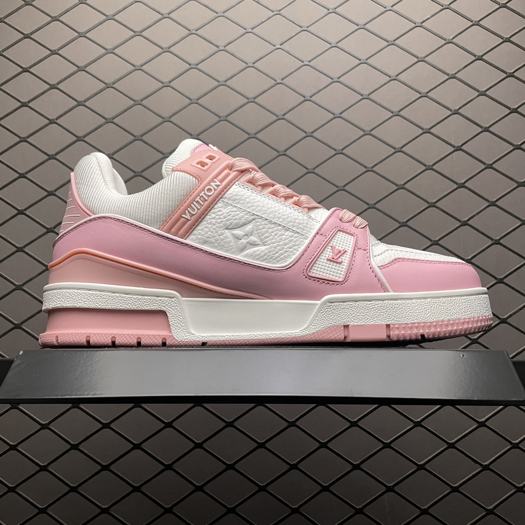 Louis Vuitton Trainer Line Sneaker "pink" (1AA6Y8)