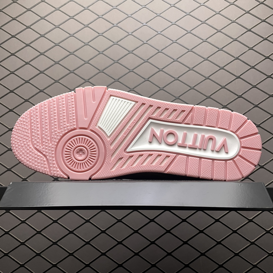 Louis Vuitton Trainer Line Sneaker "pink" (1AA6Y8)