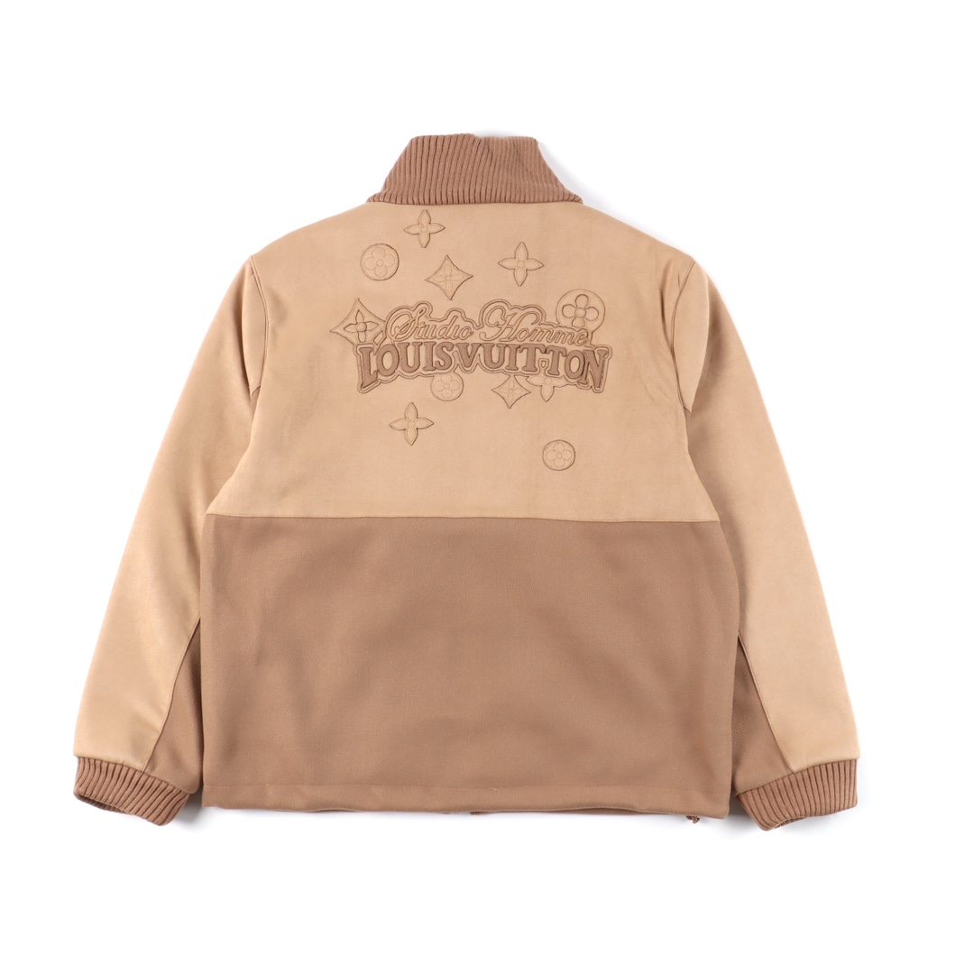 Louis Vuitton leather patchwork jacket（1AAUXG）