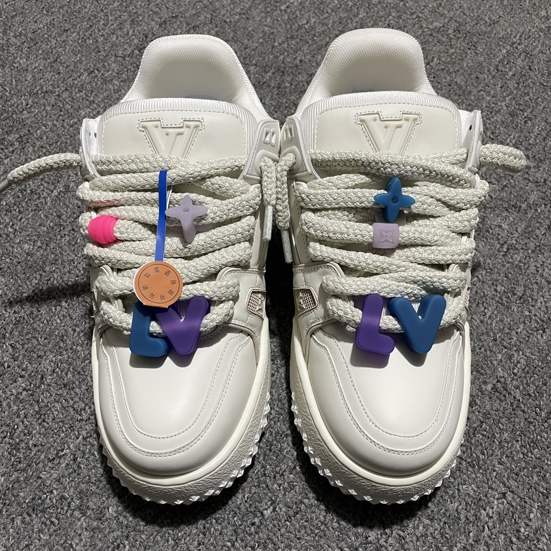 LV Trainer Maxie Line Sneaker "Blanc" （1AB8RK）