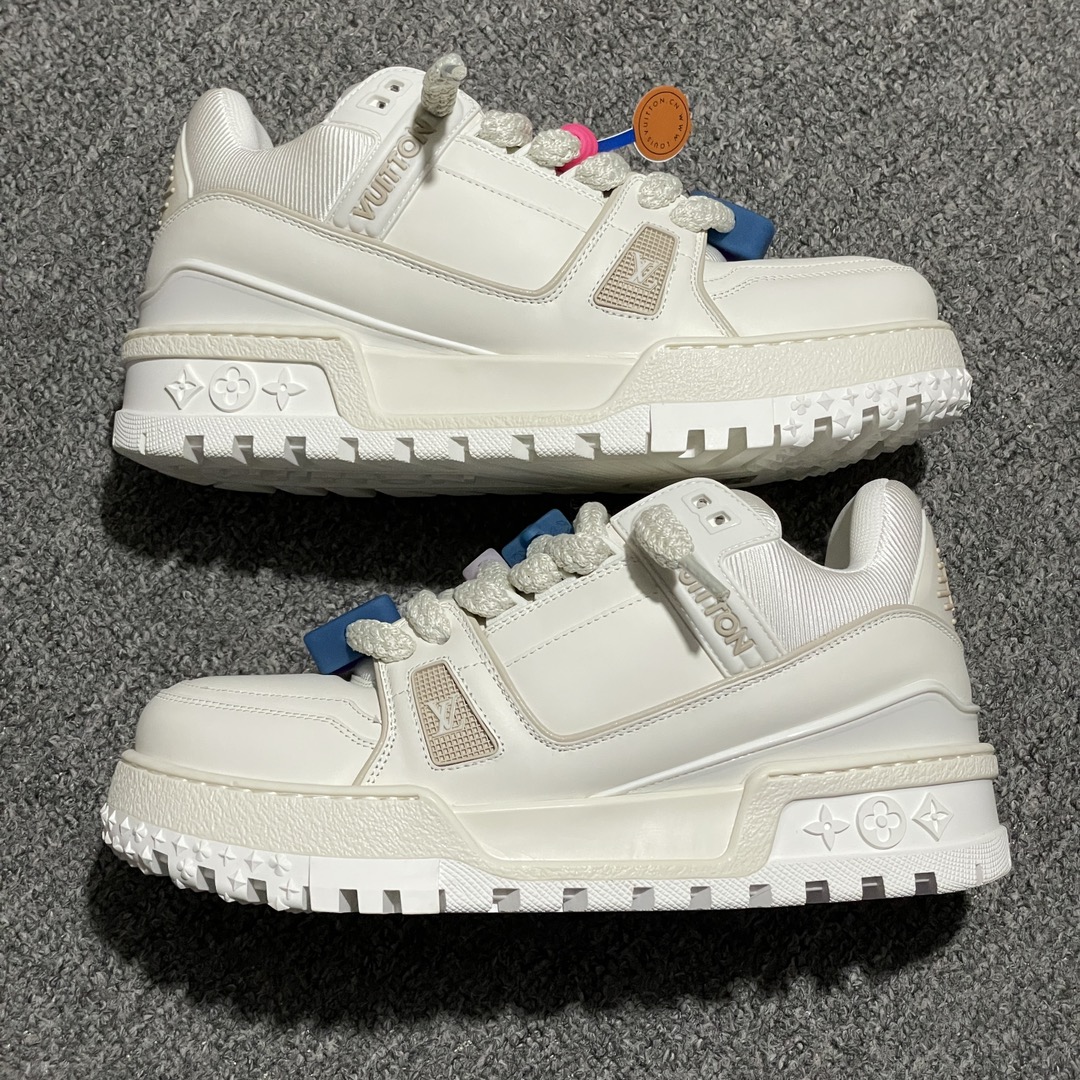 LV Trainer Maxie Line Sneaker "Blanc" （1AB8RK）
