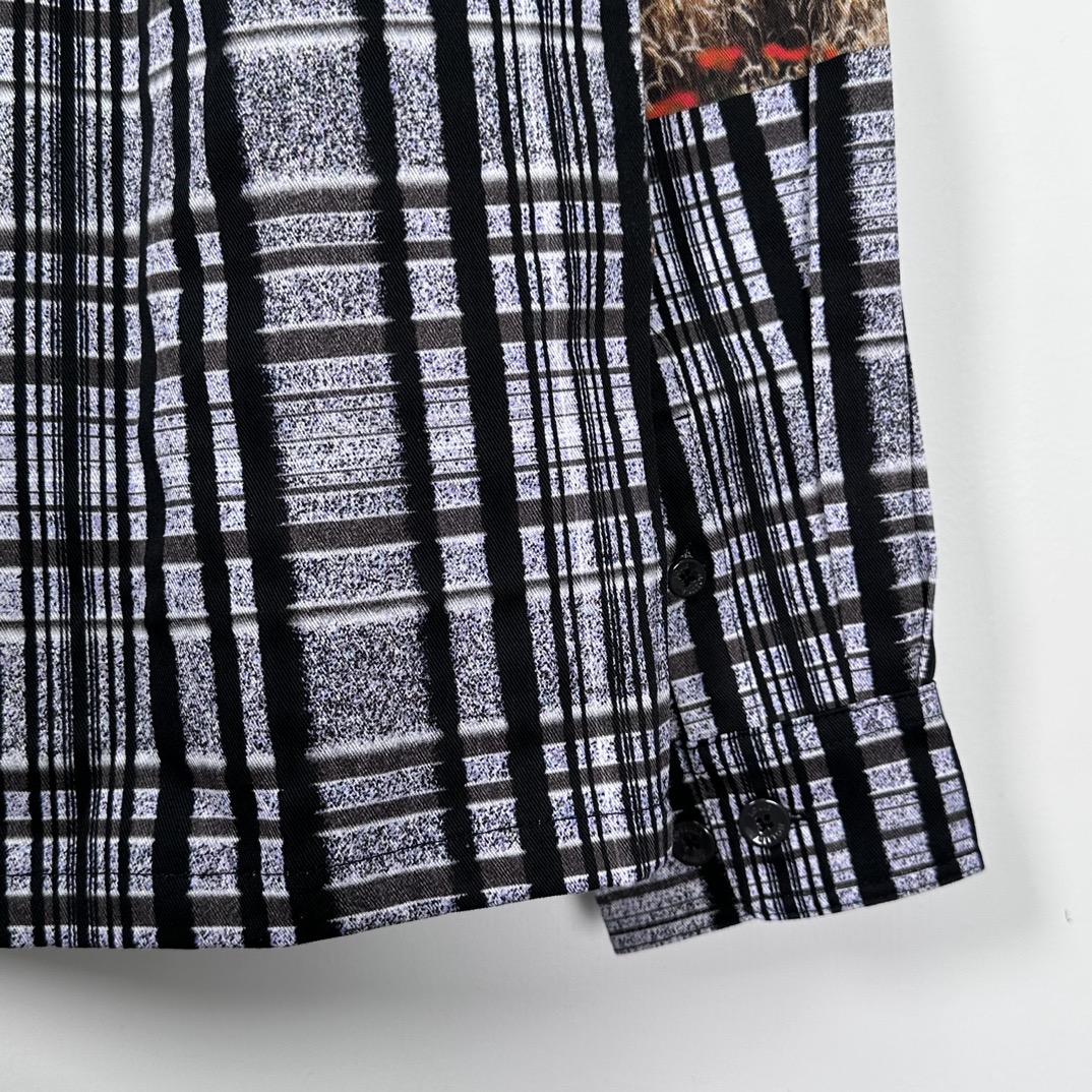 Louis Vuittonprint cotton overshirt （1ABY24）