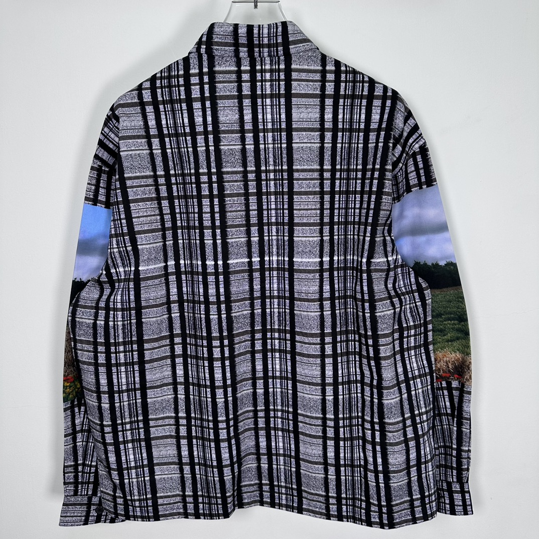 Louis Vuittonprint cotton overshirt （1ABY24）