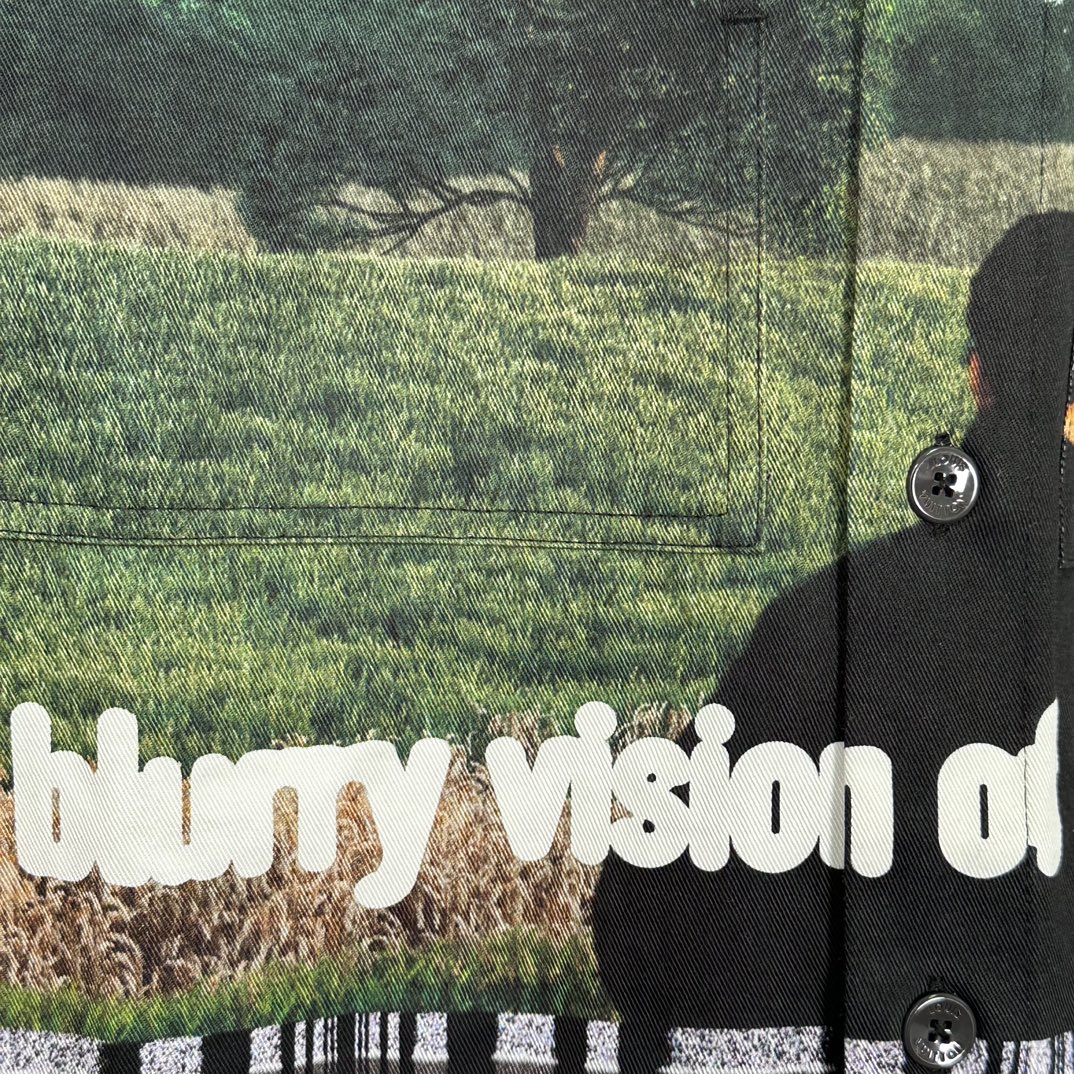 Louis Vuittonprint cotton overshirt （1ABY24）