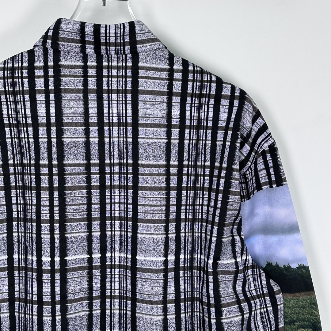 Louis Vuittonprint cotton overshirt （1ABY24）