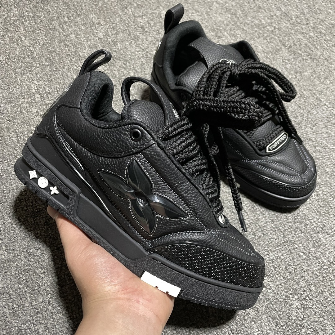 [Copy]Louis Vuitton LV Skate Sneaker "black"(1ABZ5B)