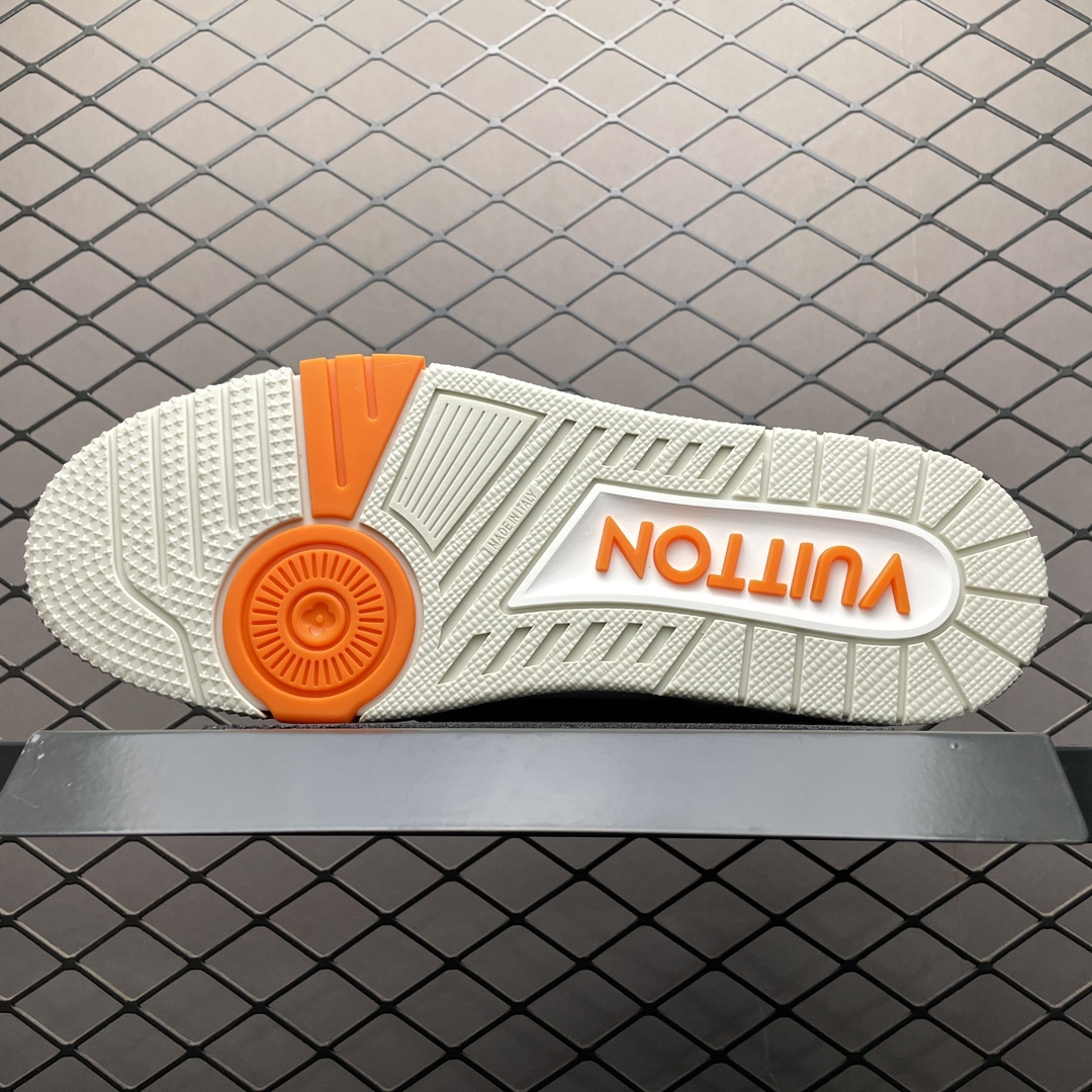 Louis Vuitton Trainer Line Sneaker "WhiteOrange"Green"(1A9)