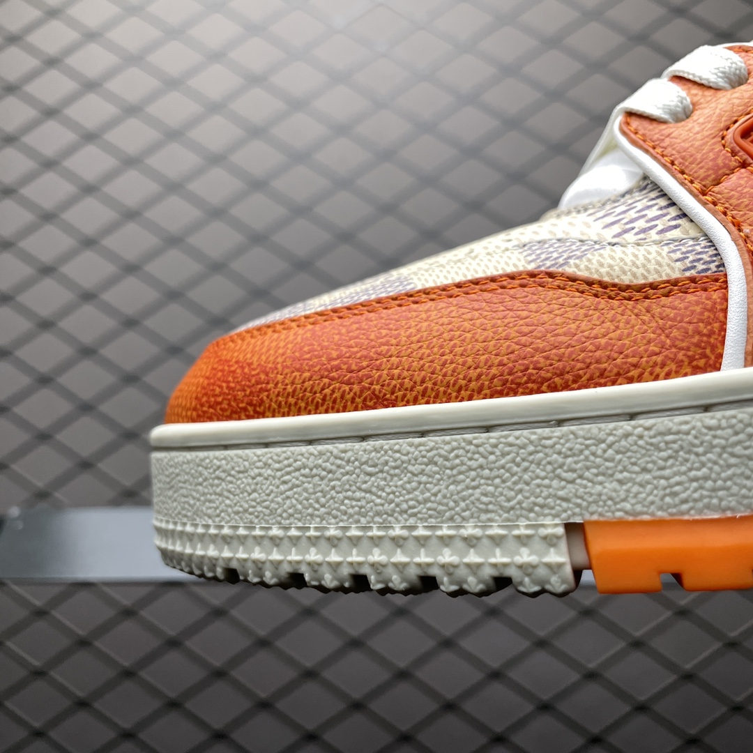 Louis Vuitton Trainer Line Sneaker "WhiteOrange"Green"(1A9)