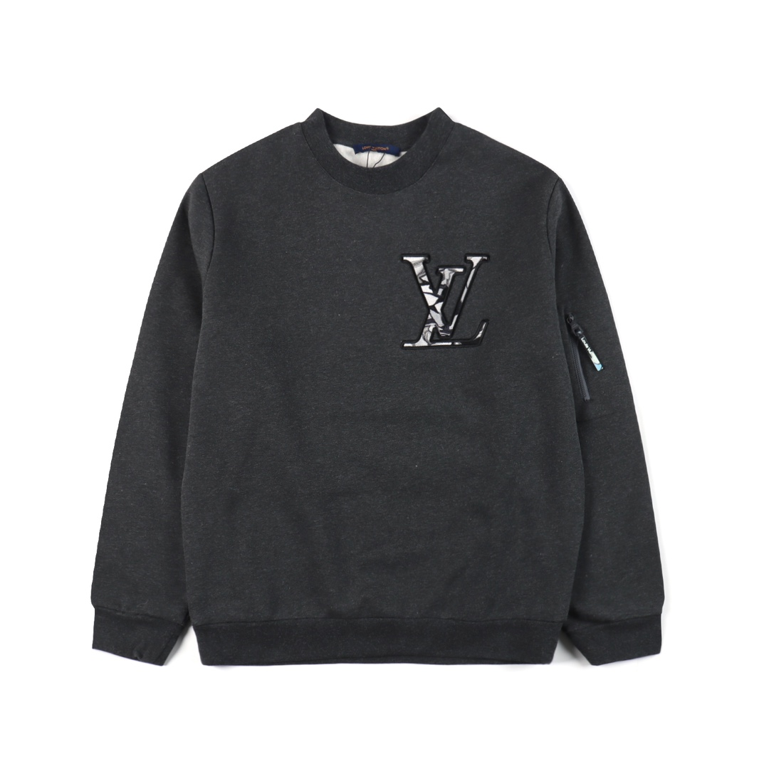 LOUIS VUITTON FW23 letter logo crew neck sweater（1AFAZG）
