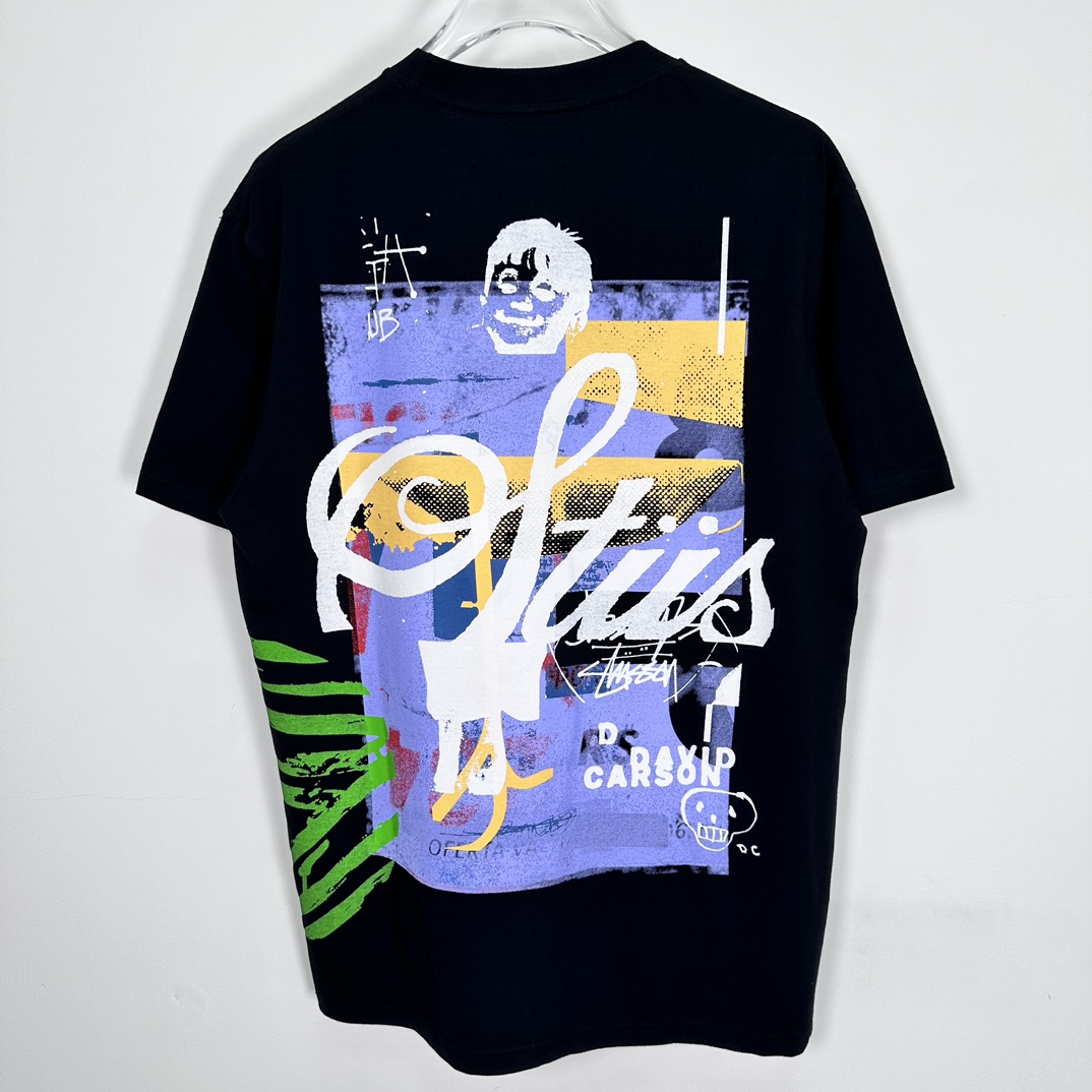 Stussy David Carson Dino Tee 'White'（3903910-1）