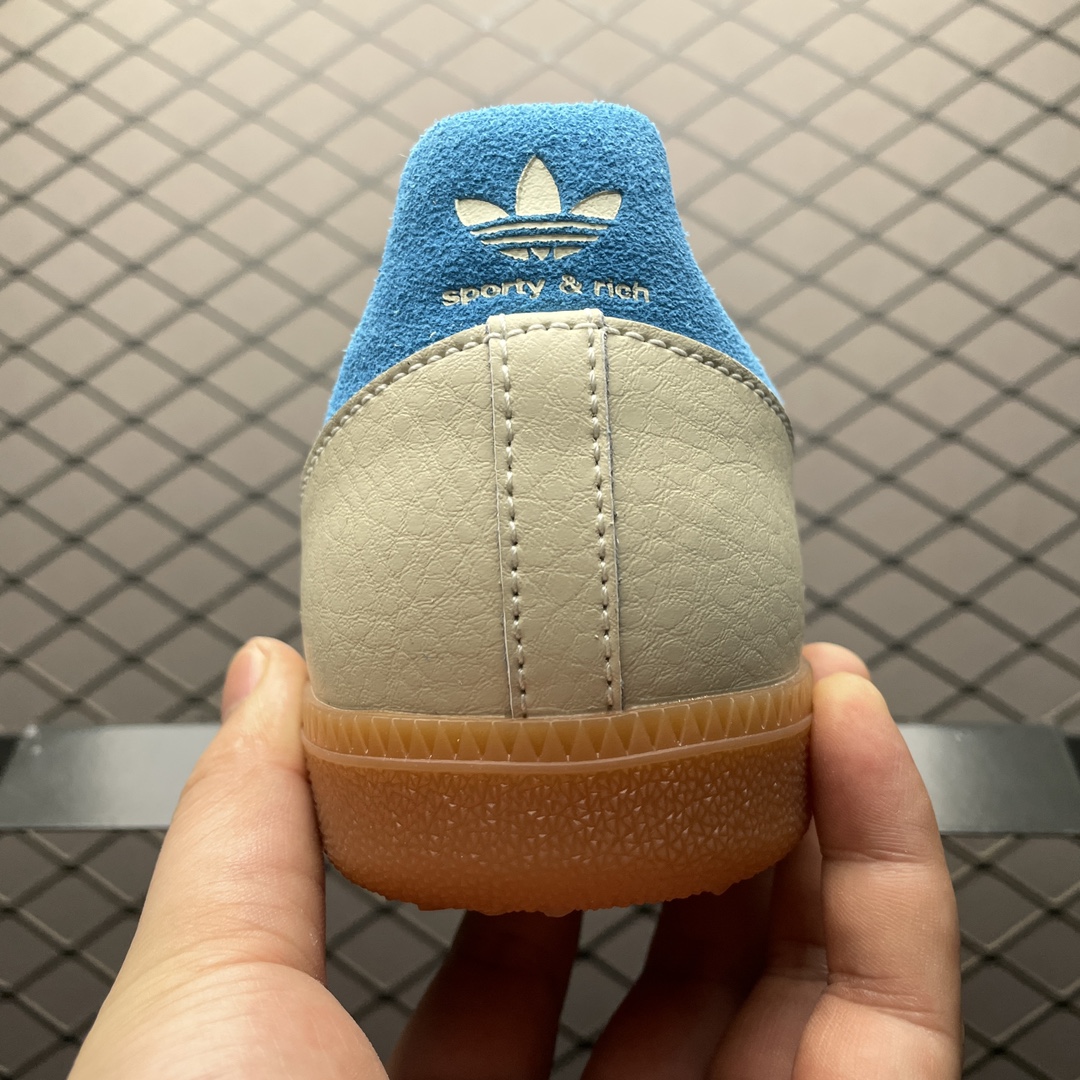 Sporty & Rich × adidas Samba OG "Cream White"（IE7096）
