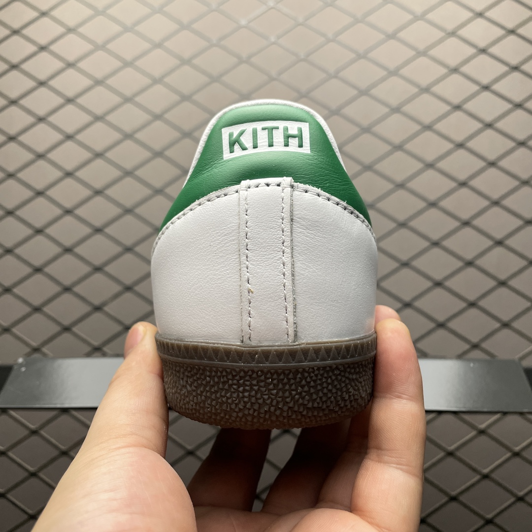 KITH × adidas Originals Samba OG "White/Green"（FX5398）