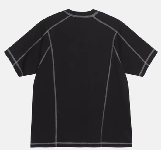Stüssy Wave Short Sleeve Crew 'BLACK'（1140347）