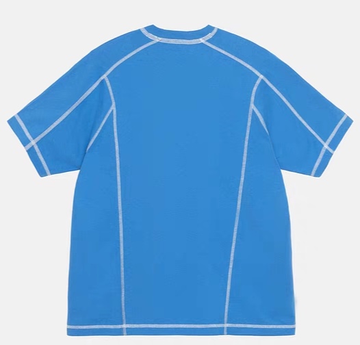Stüssy Wave Short Sleeve Crew 'Blue'（1140348）