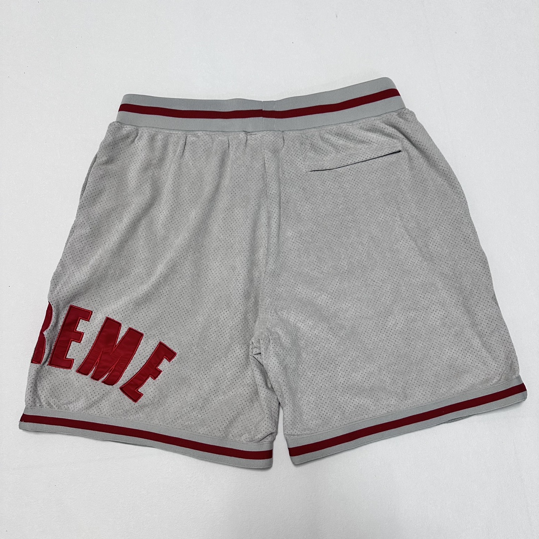 Supreme Ultrasuede Mesh Short "Grey"（SUP-SS24-281-1）