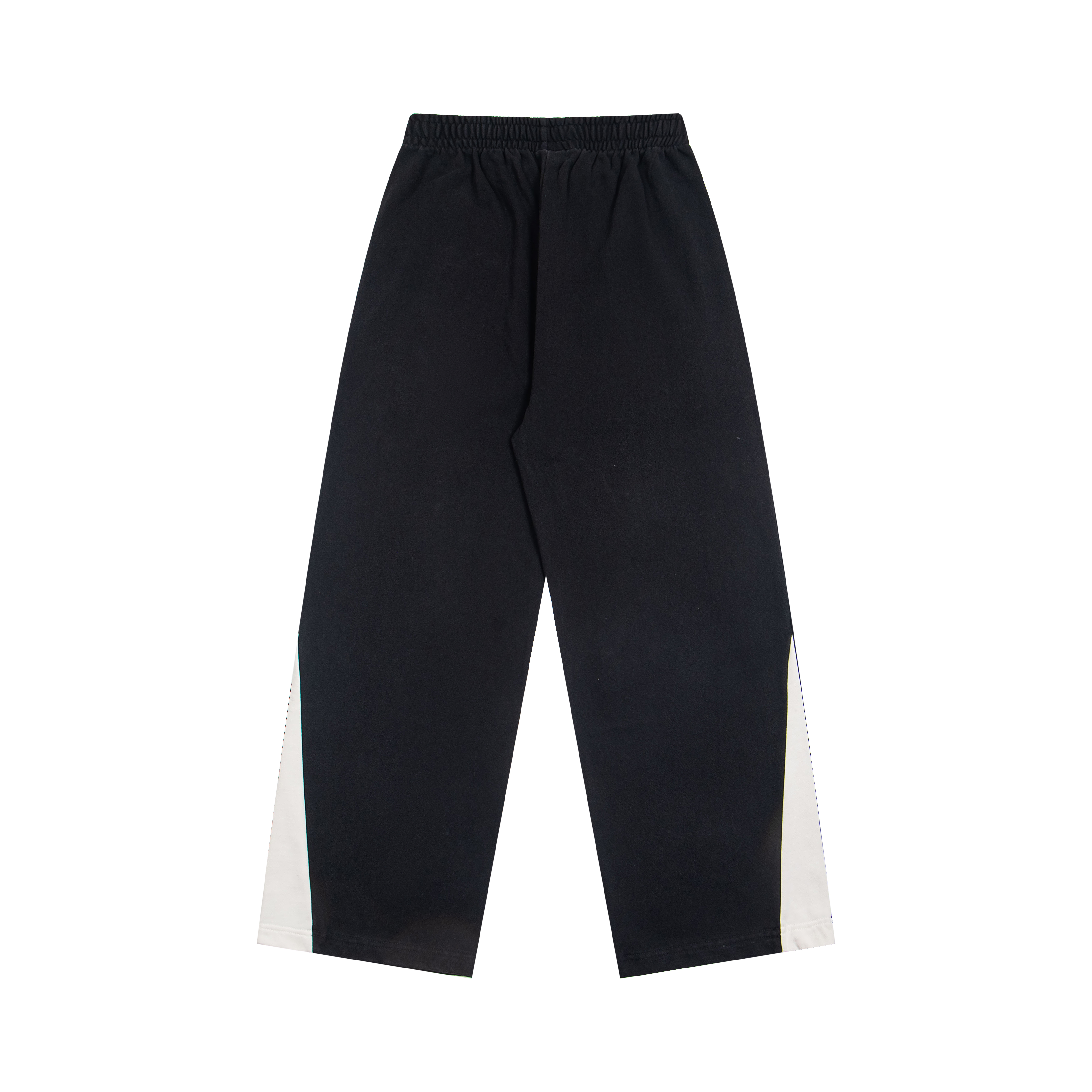 Balenciaga NBA collaboration oversized track pants in black/white（864873TTVV91070）