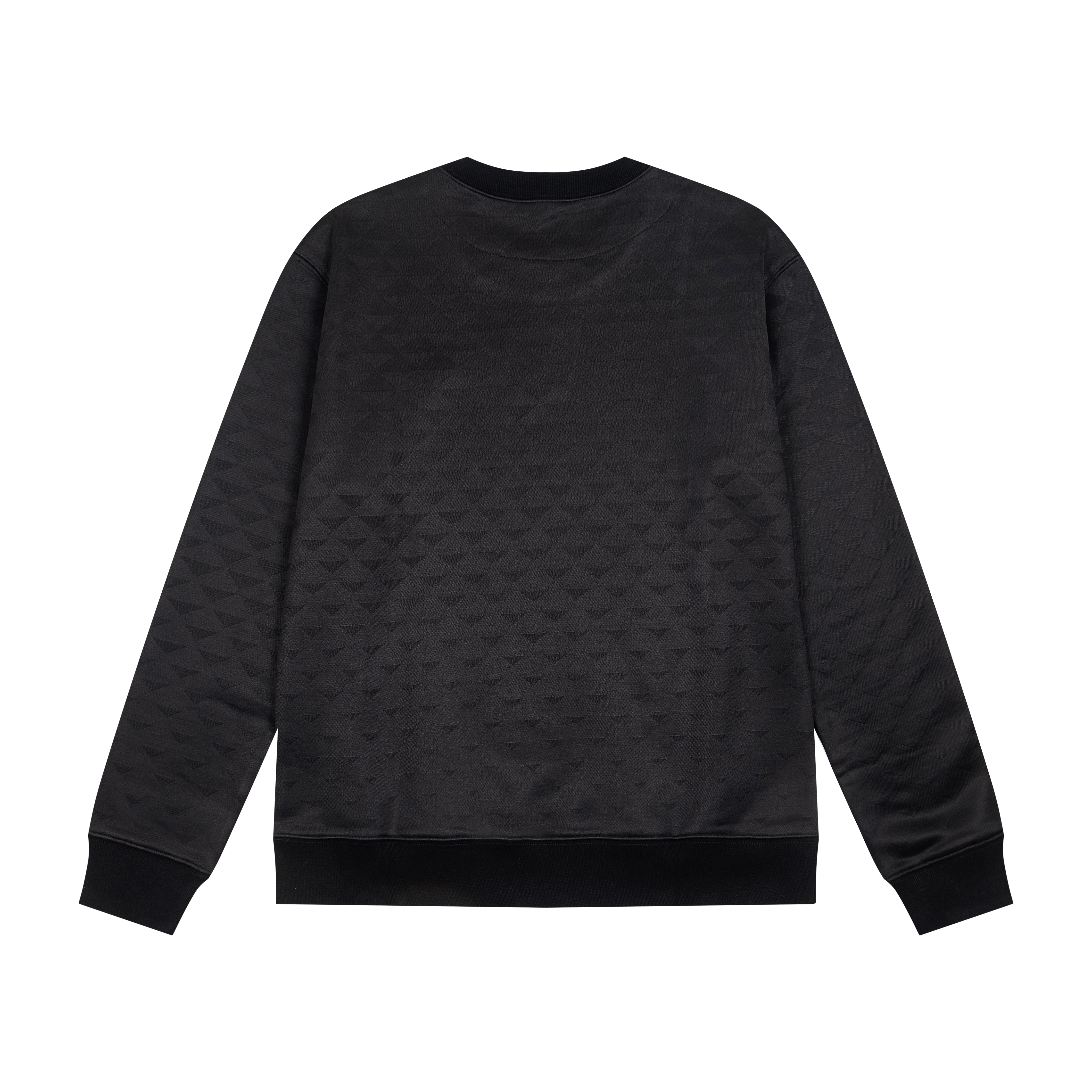 PRADA Monogram Sweatshirt with Triangle Logo (UJL67B-147M-F0002-S-OOO）
