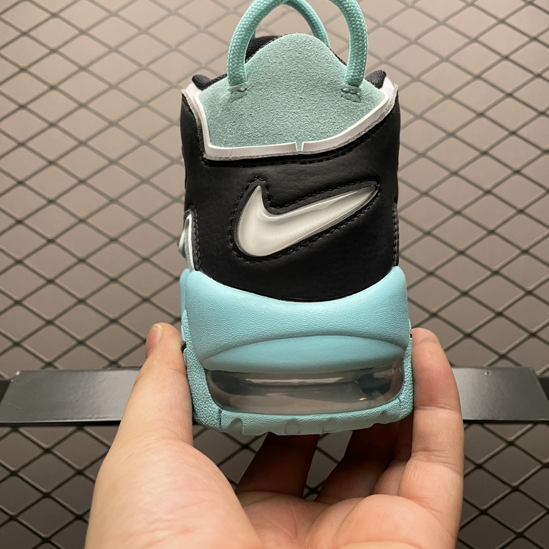 NIKE AIR MORE UPTEMPO GS "LIGHT AQUA / BLACK / WHITE"（415082-403）