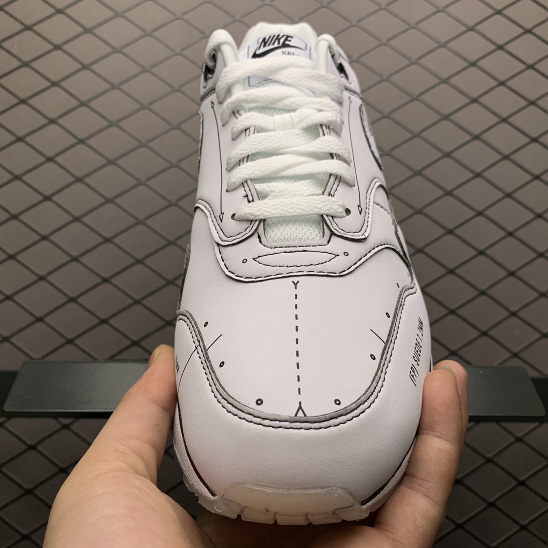 NIKE AIR MAX 1 "TINKER SCHEMATIC WHITE"（CJ4286-100）