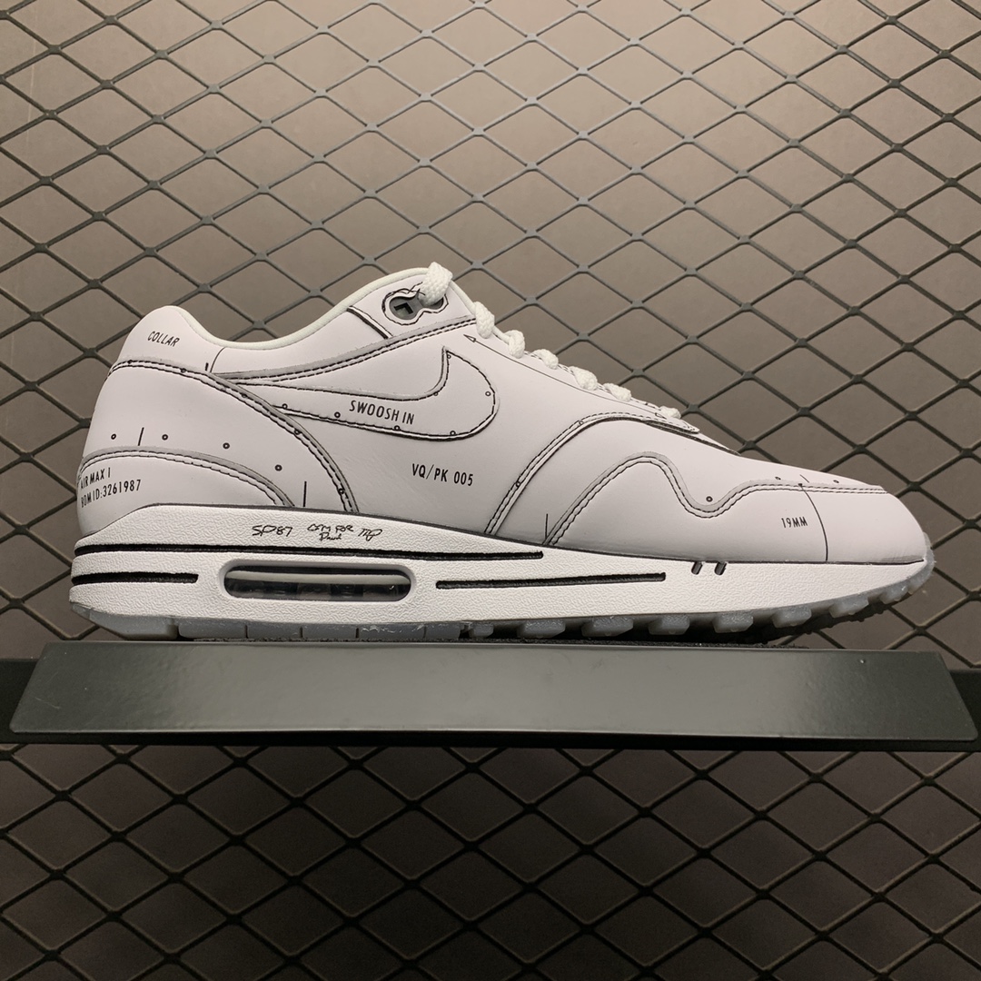 NIKE AIR MAX 1 "TINKER SCHEMATIC WHITE"（CJ4286-100）