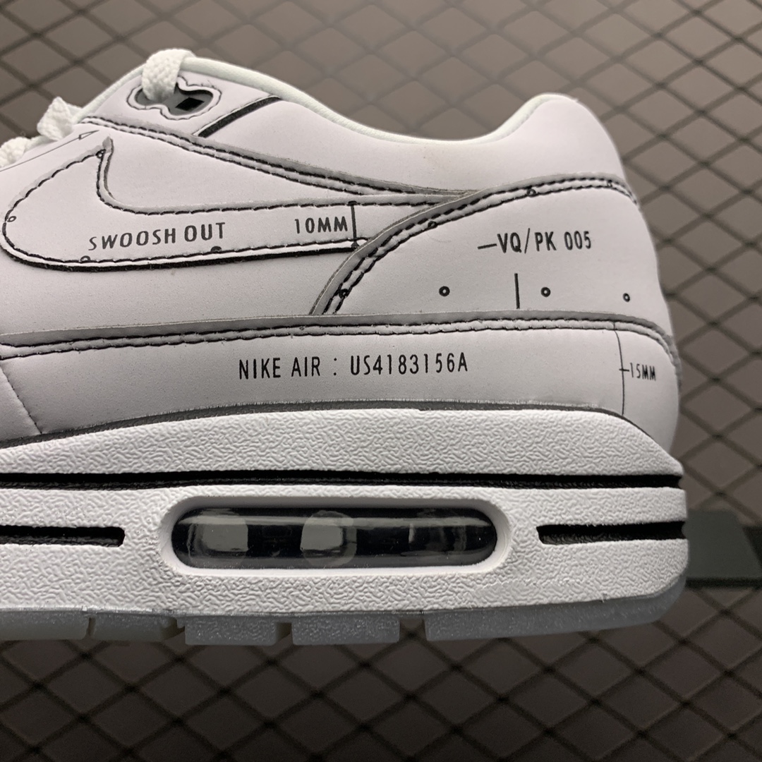 NIKE AIR MAX 1 "TINKER SCHEMATIC WHITE"（CJ4286-100）