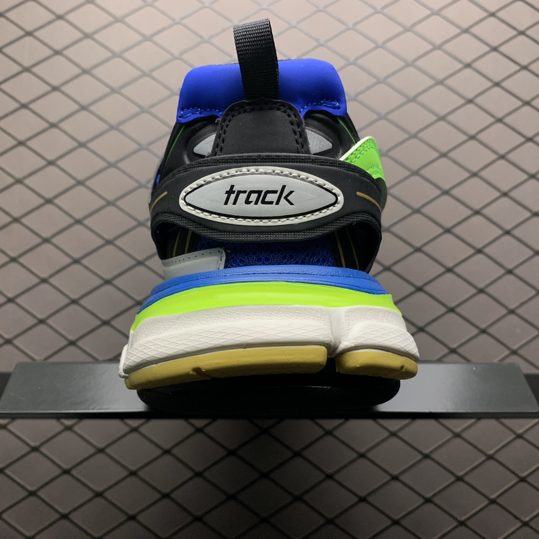 Balenciaga Track Sneaker 'Black Blue'（542023W1GB31097）