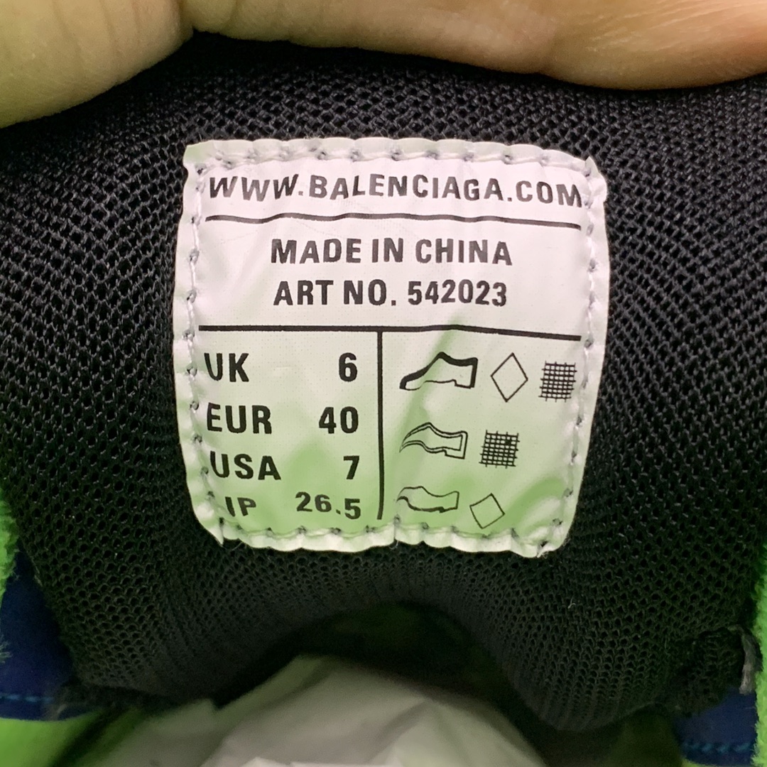 Balenciaga Track Sneaker 'Black Blue'（542023W1GB31097）