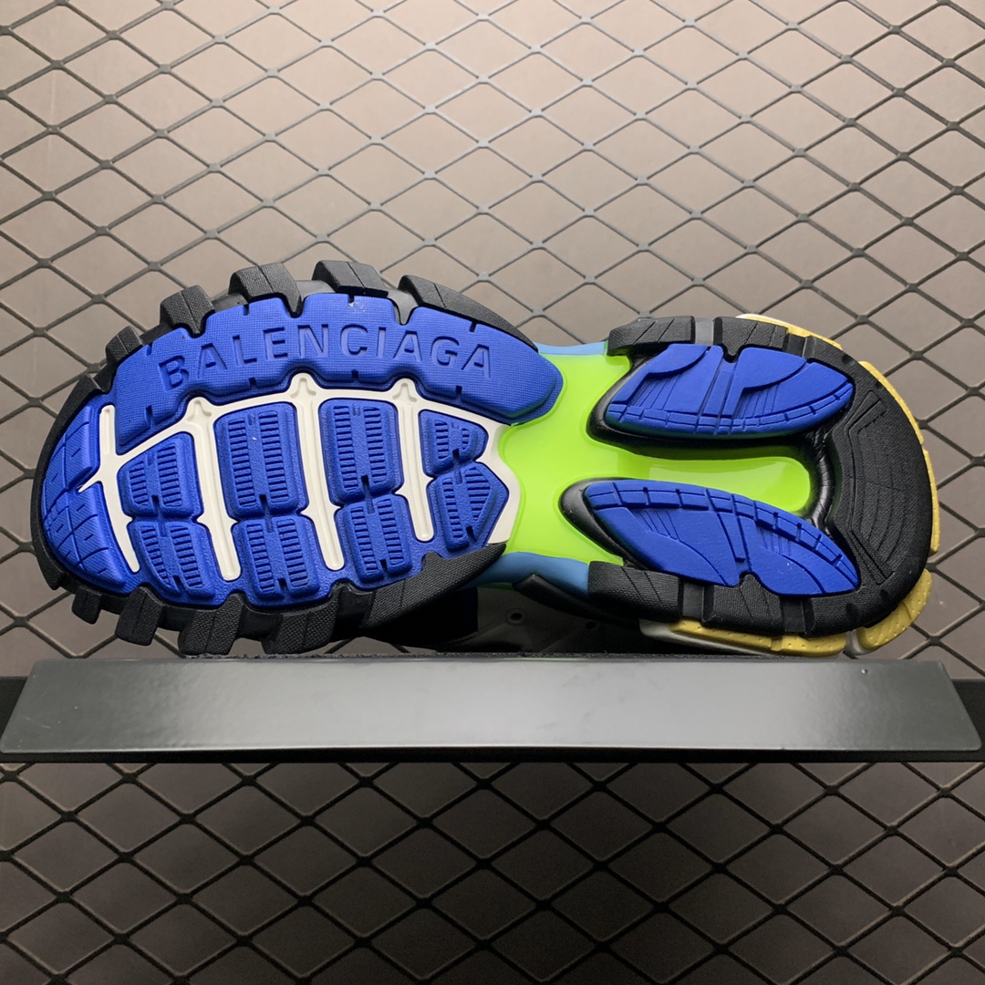 Balenciaga Track Sneaker 'Black Blue'（542023W1GB31097）