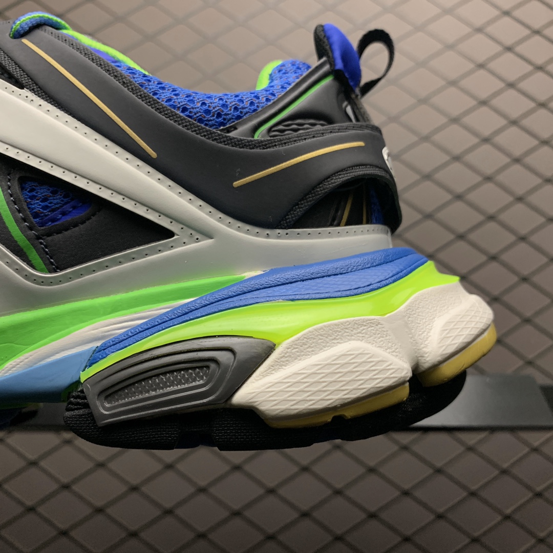 Balenciaga Track Sneaker 'Black Blue'（542023W1GB31097）