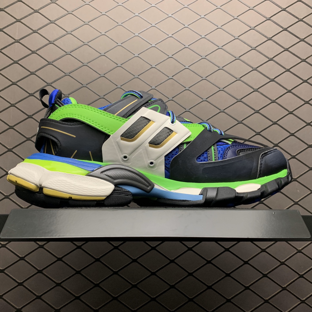 Balenciaga Track Sneaker 'Black Blue'（542023W1GB31097）