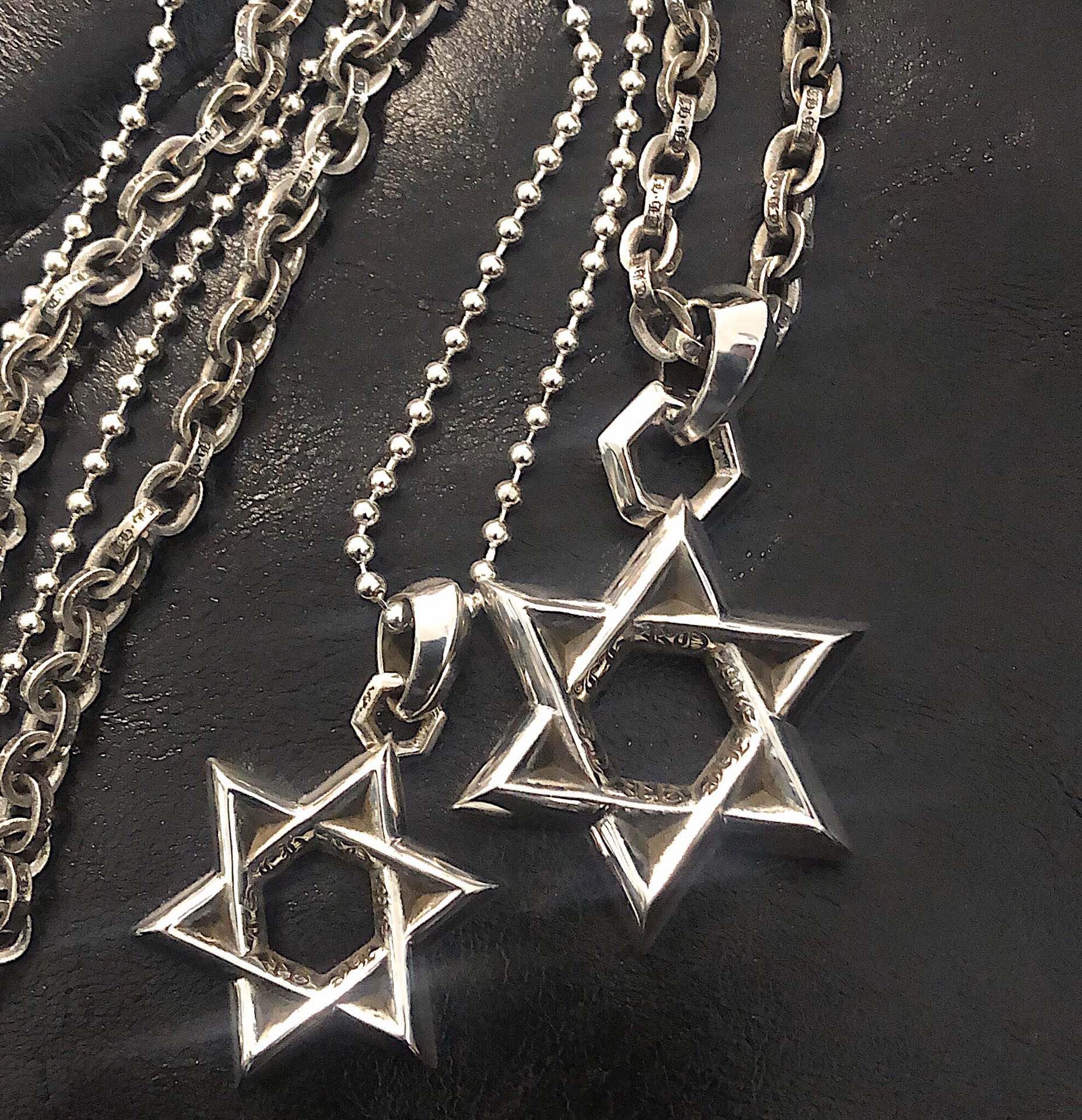 Chrome Hearts Six-pointed Star Necklace（CHROME HEARTS 328）