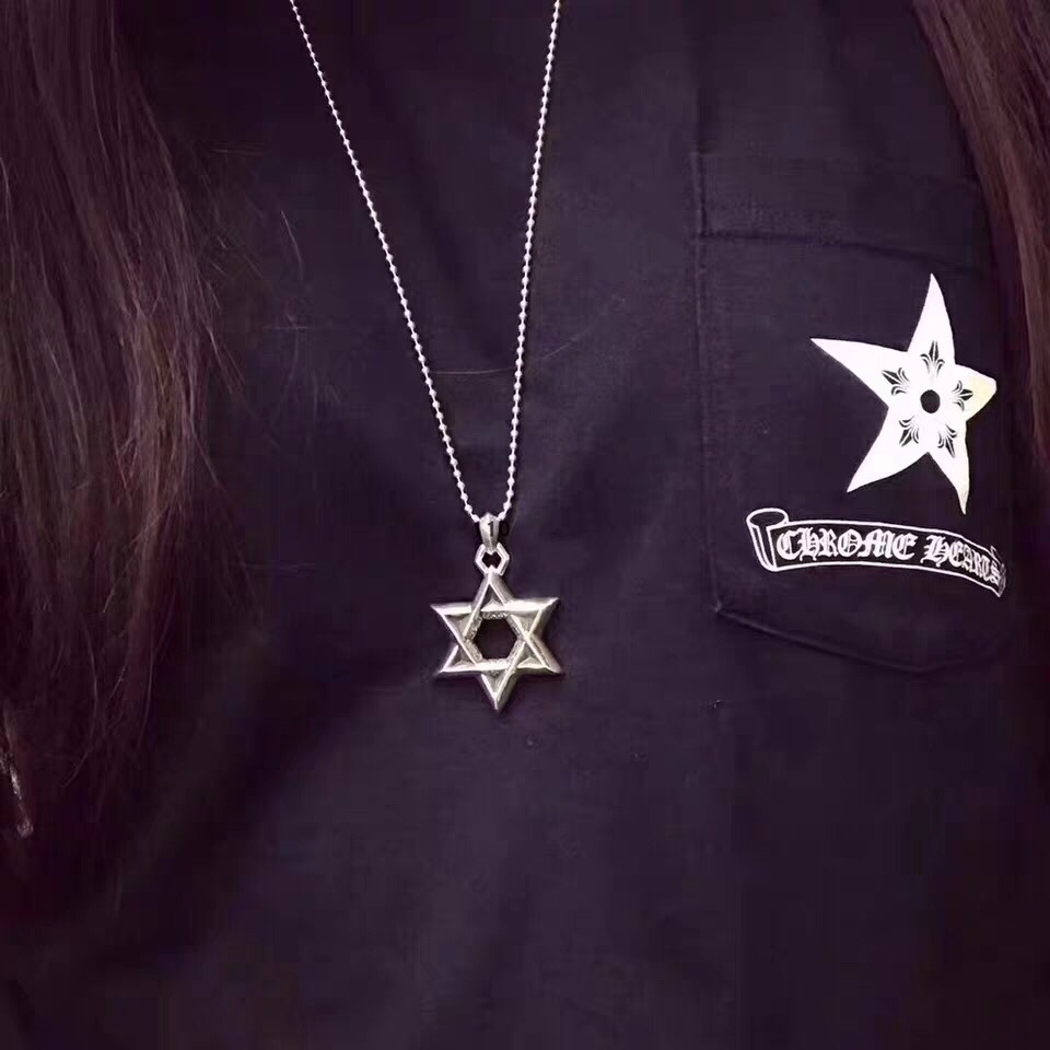 Chrome Hearts Six-pointed Star Necklace（CHROME HEARTS 328）