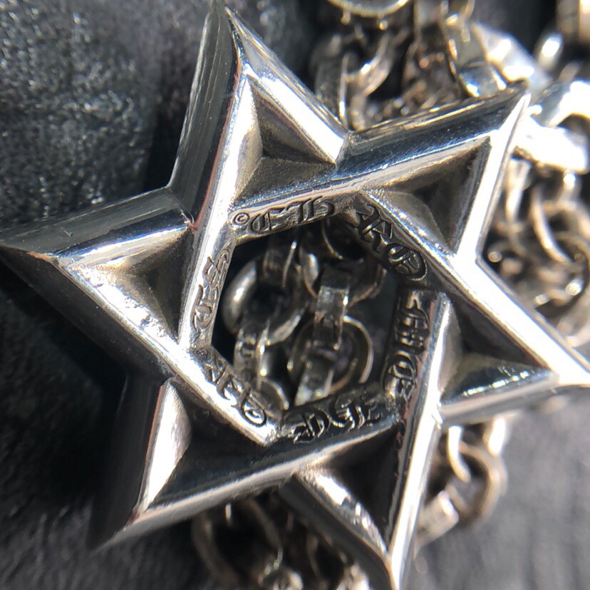 Chrome Hearts Six-pointed Star Necklace（CHROME HEARTS 328）