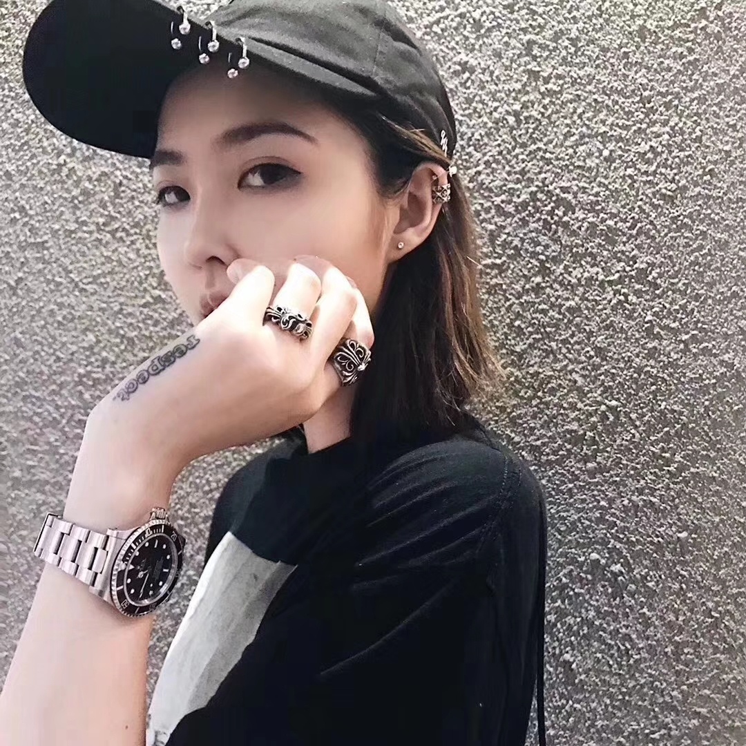 CHROME HEARTS Heart Totem Ring（CHROME HEARTS 291）