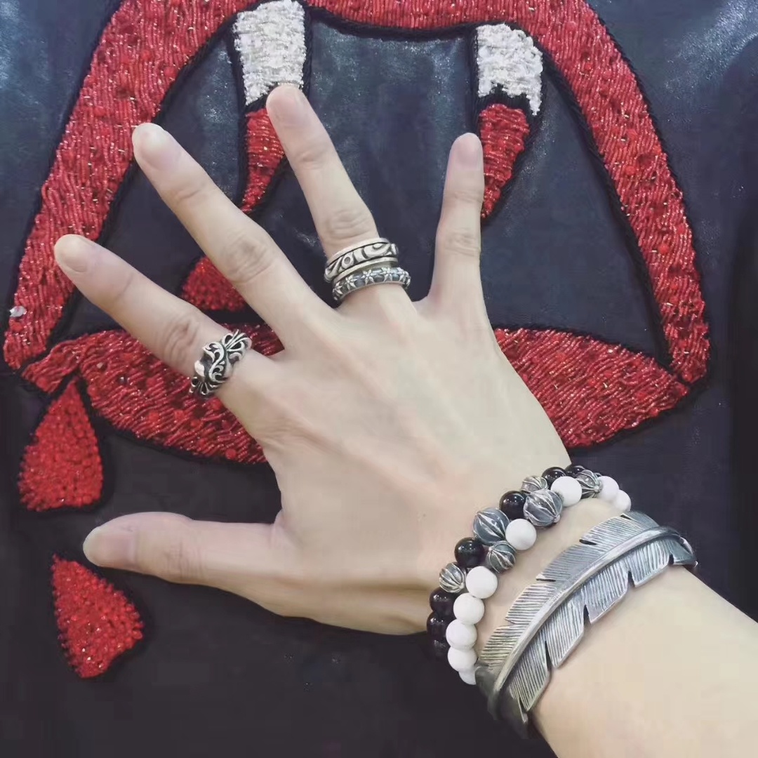 CHROME HEARTS Heart Totem Ring（CHROME HEARTS 291）