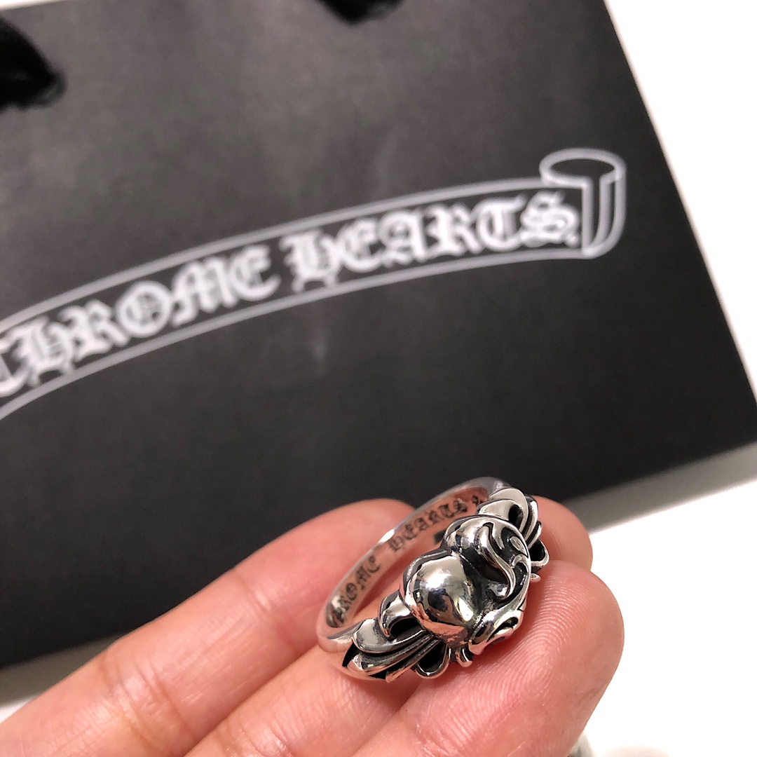 CHROME HEARTS Heart Totem Ring（CHROME HEARTS 291）