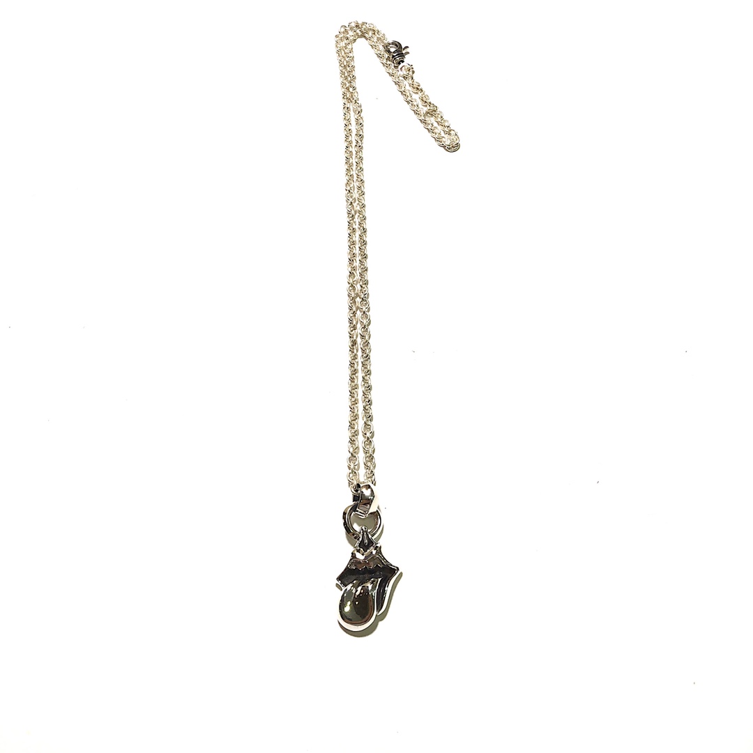 Chrome hearts big tongue necklace（CHROME HEARTS 304）