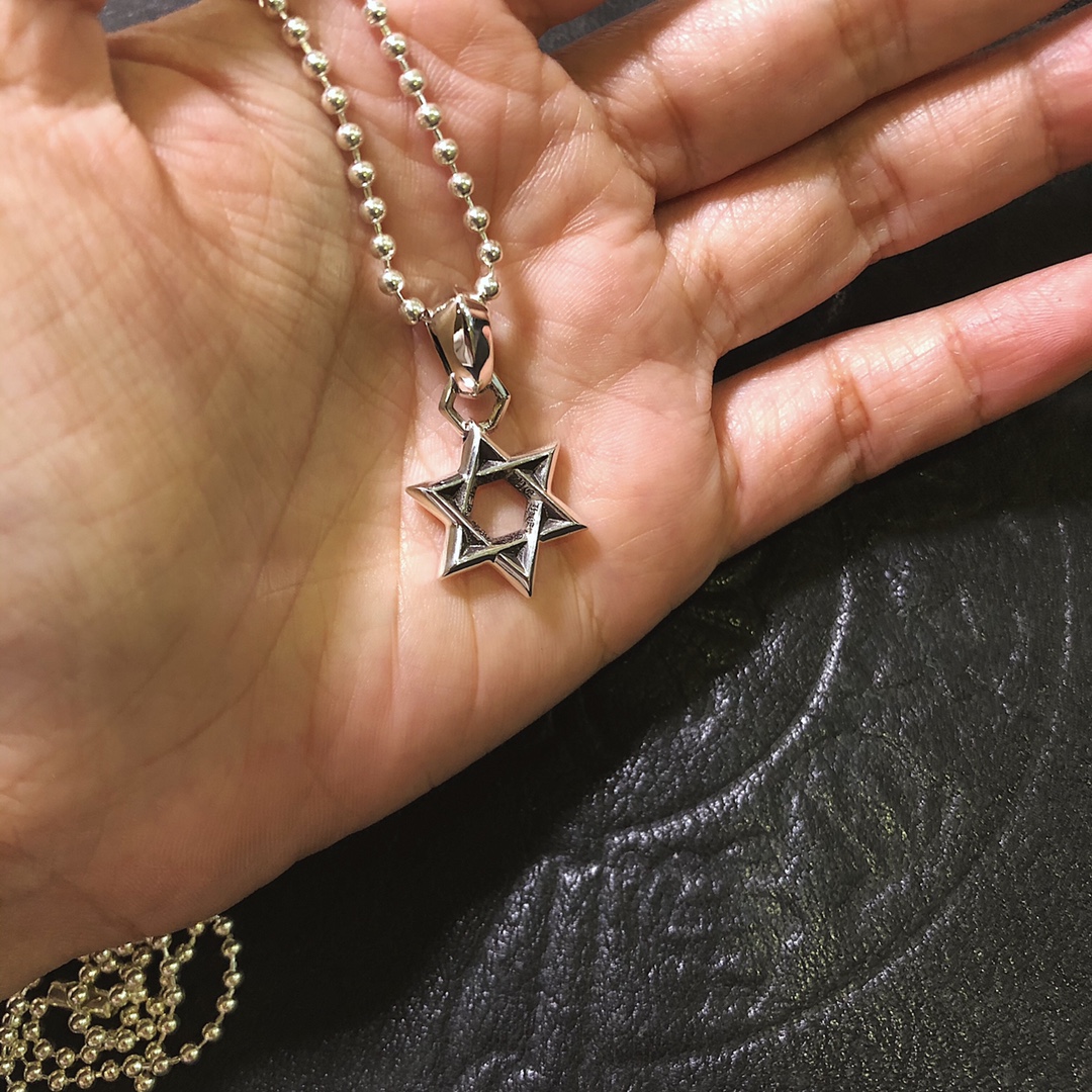 Chrome Hearts Six-pointed Star Necklace（CHROME HEARTS 328）