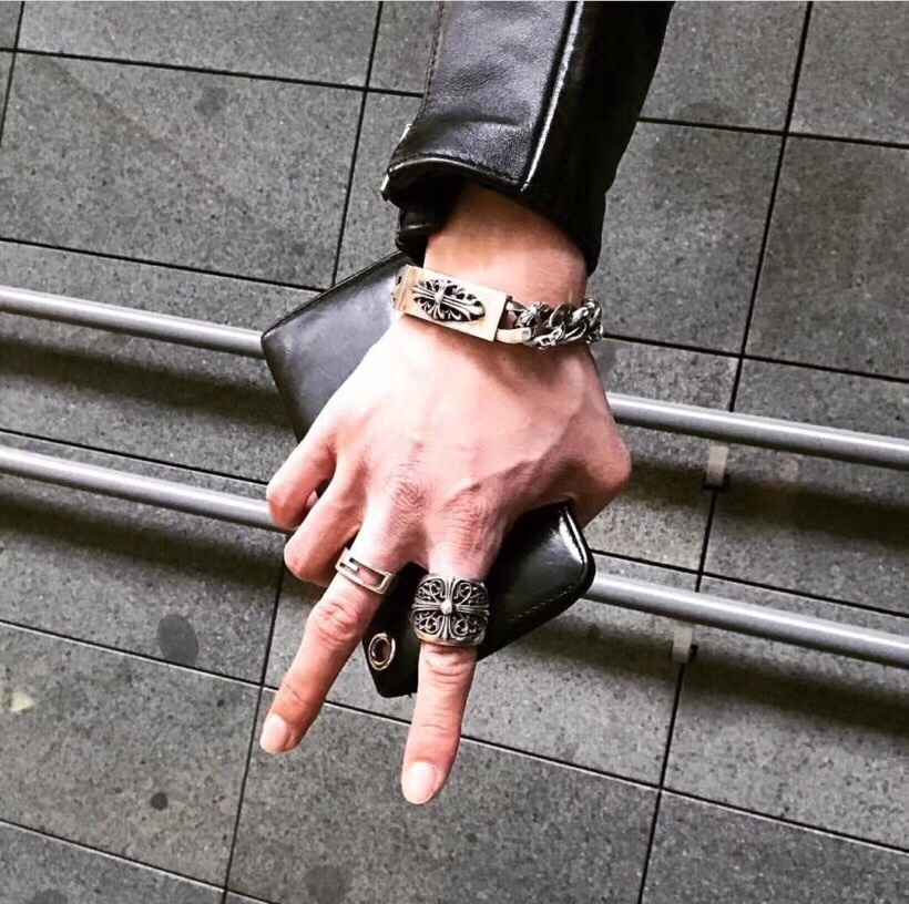 Chrome Hearts Cross Men's Bracelet（CHROME HEARTS 401）