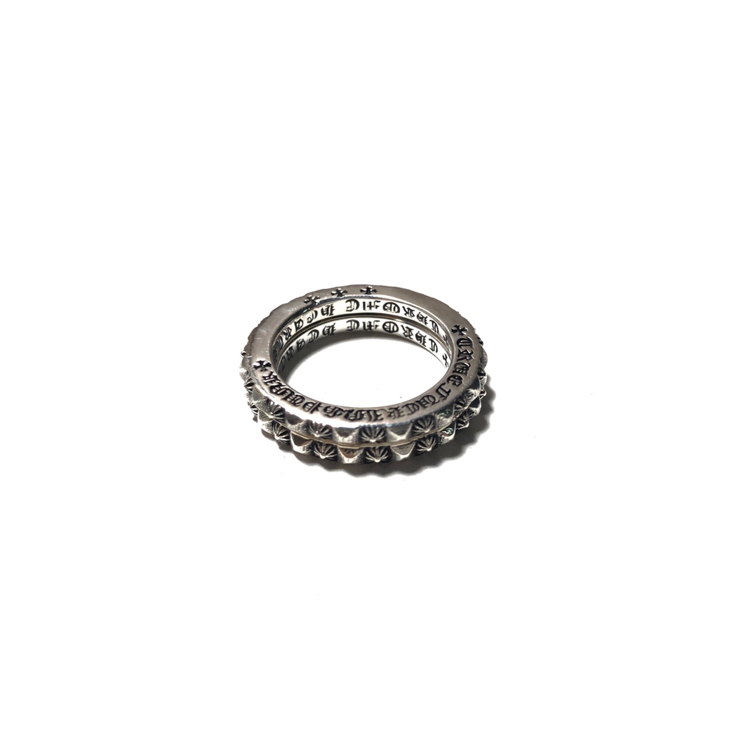 CHROME HEARTS Cross Rivet Bar Ring（CHROME HEARTS 284）