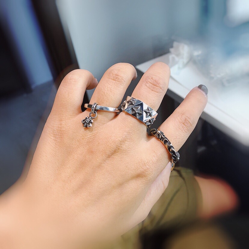 CHROME HEARTS Scout Flower Pendant Ring（CHROME HEARTS 290）