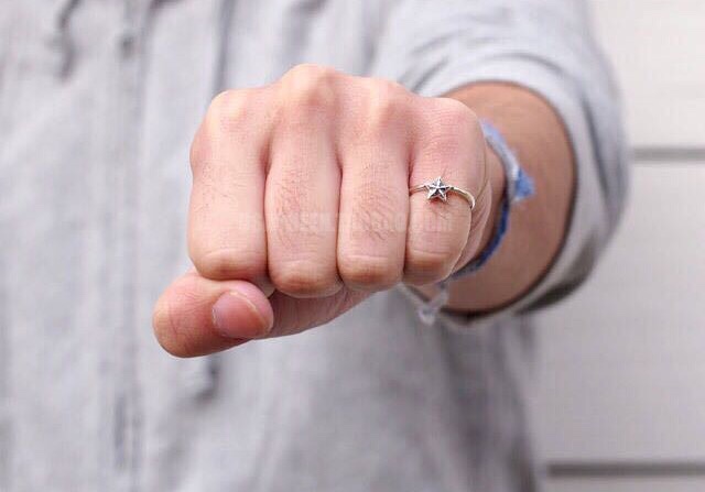 CHROME HEARTS Single Five-pointed Star Ring（CHROME HEARTS 270）