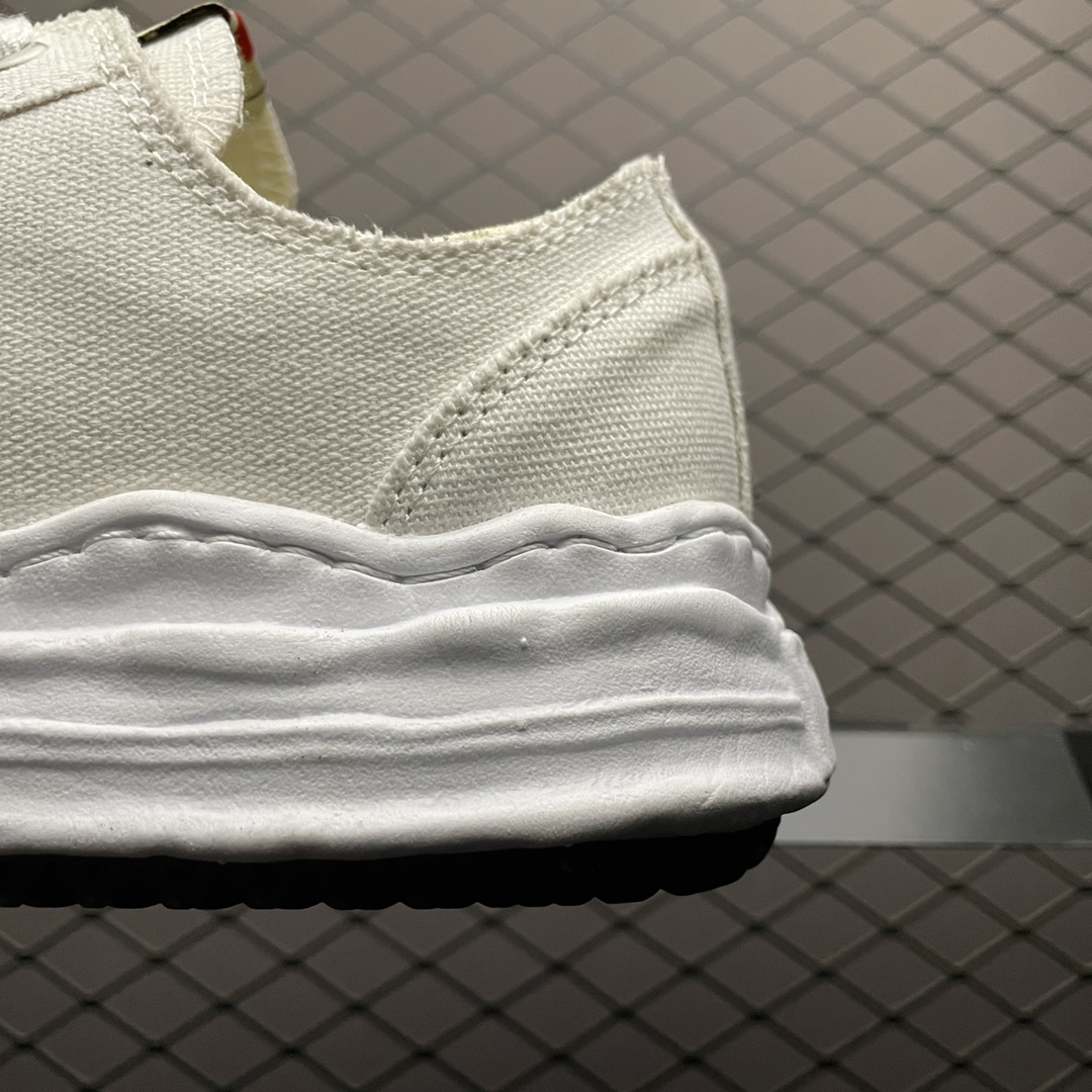 Maison MIHARA YASUHIRO HANK OG Sole Canvas Low-top Sneaker "White" (A05FW702-WHITE)