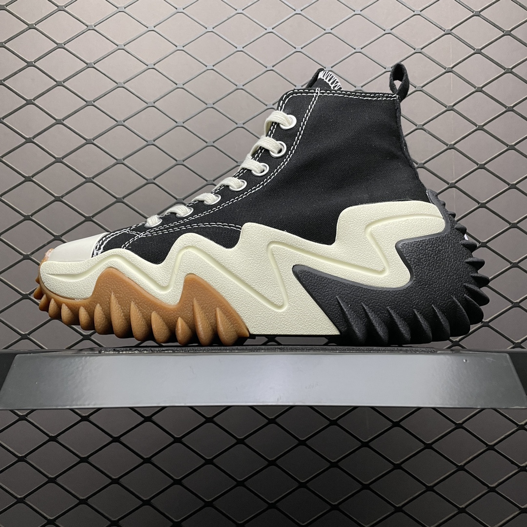 Converse Run Star Motion Black White Gum（171545C）